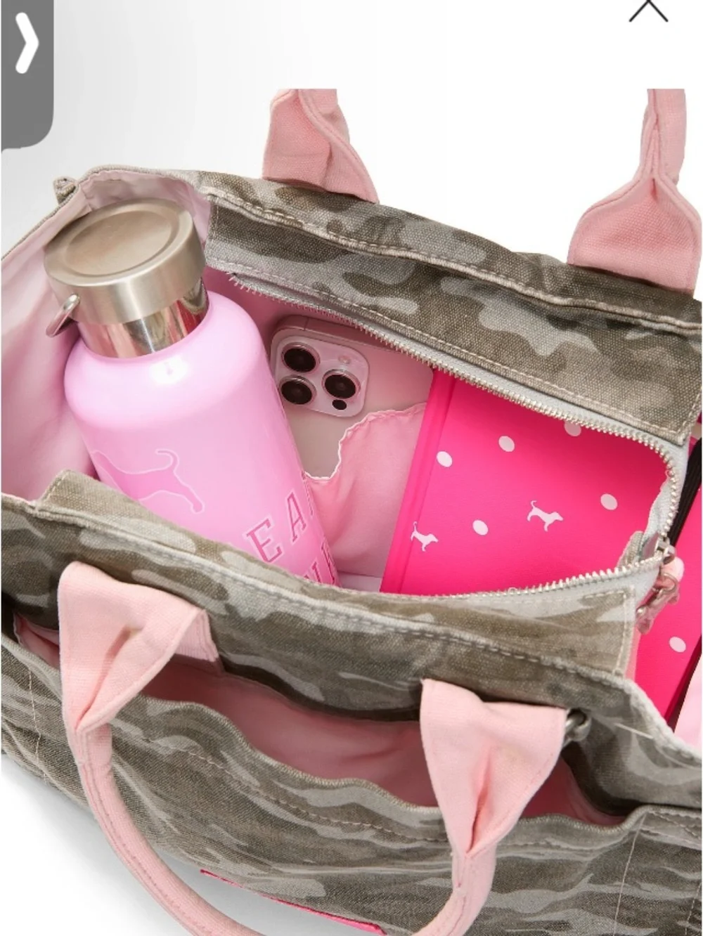 PINK Victorias Secret canvas tote